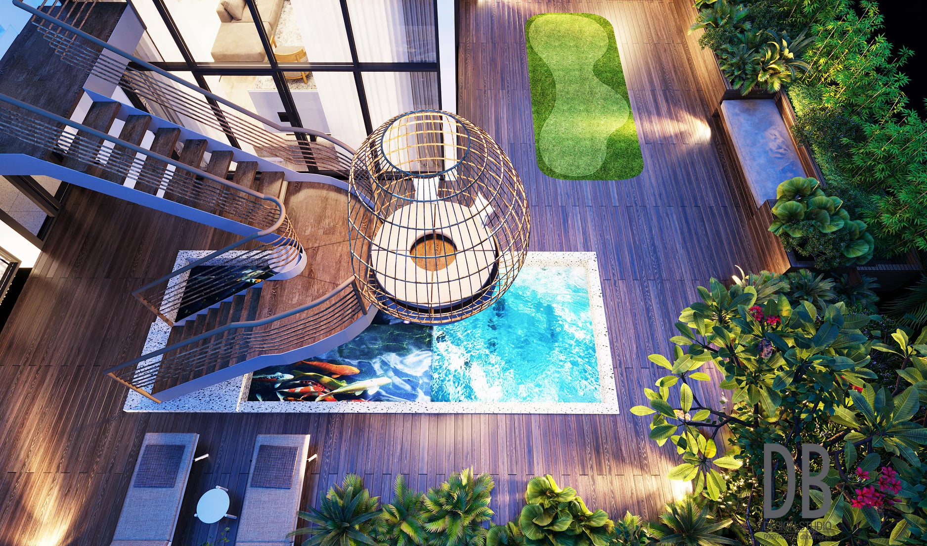 Villa Garden - Diamond Island