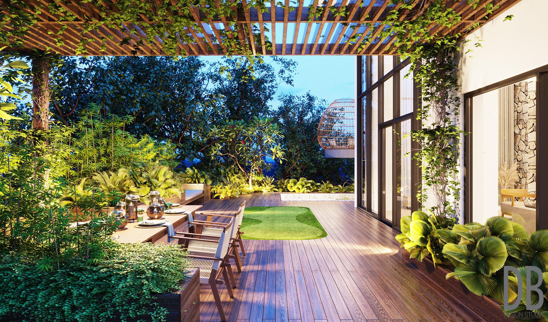 Villa Garden - Diamond Island