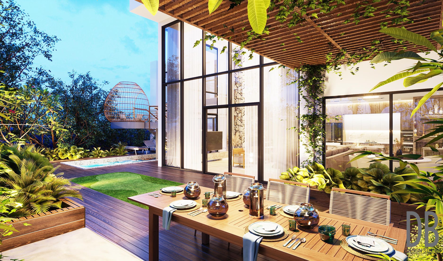 Villa Garden - Diamond Island